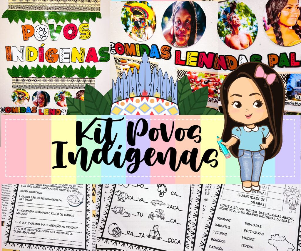 Kit povos indígenas Professora Nayarah