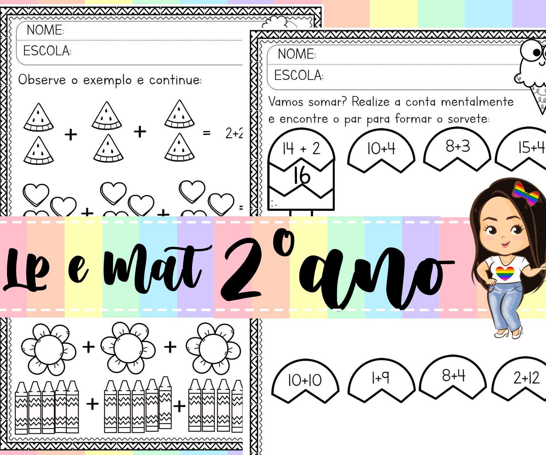 Apostila de alfabetização para o 2º ano do fundamental - Ensino Fundamental  - Aluno On