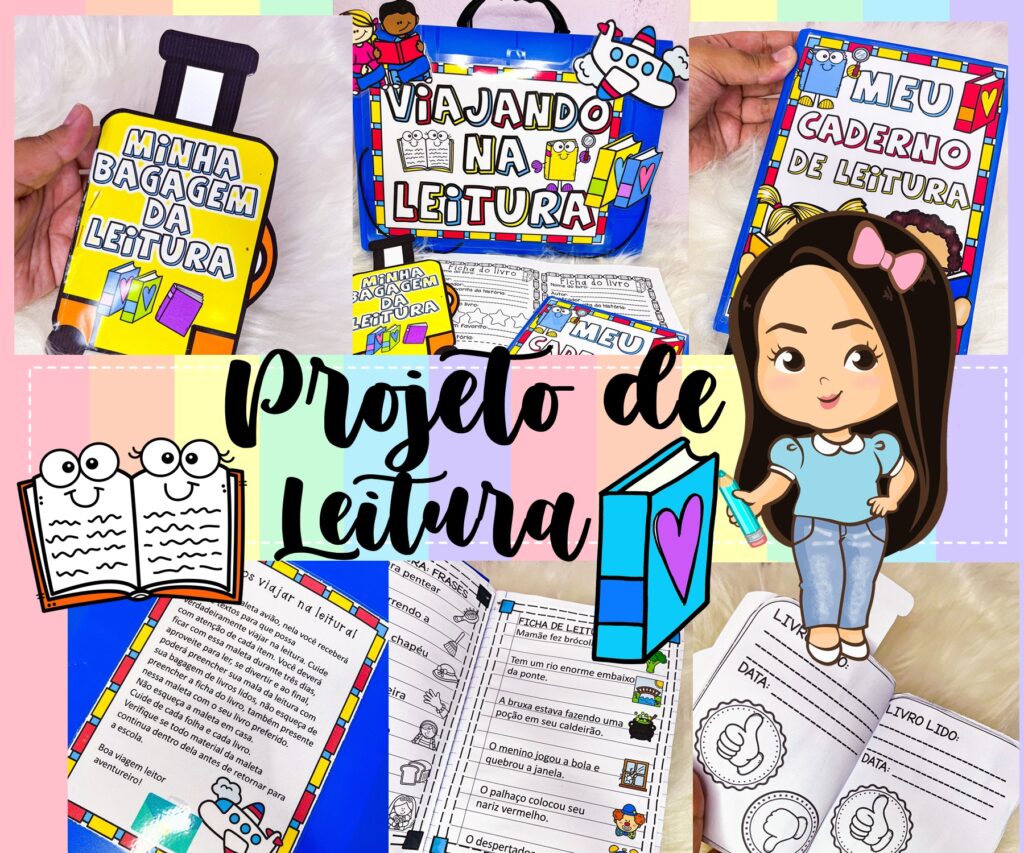 Projeto Leitura Fichas Maleta Professora Nayarah