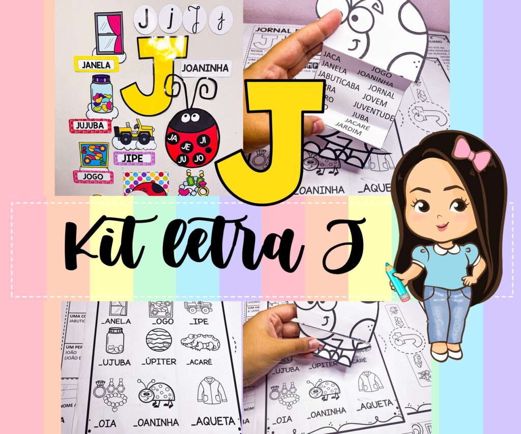 Kit Letras Kit letras – letra J – Professora Nayarah
