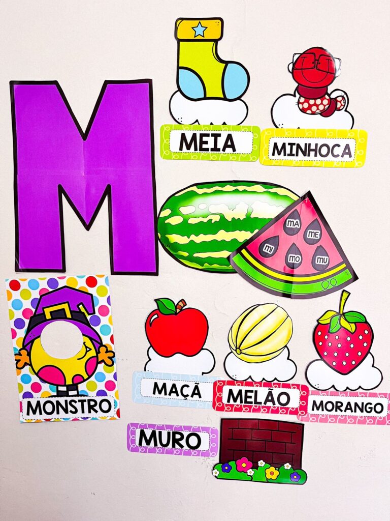 Kit letra M – Professora Nayarah