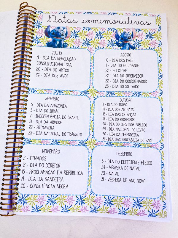 Planner Stitch  2025 - Editável - Image 24