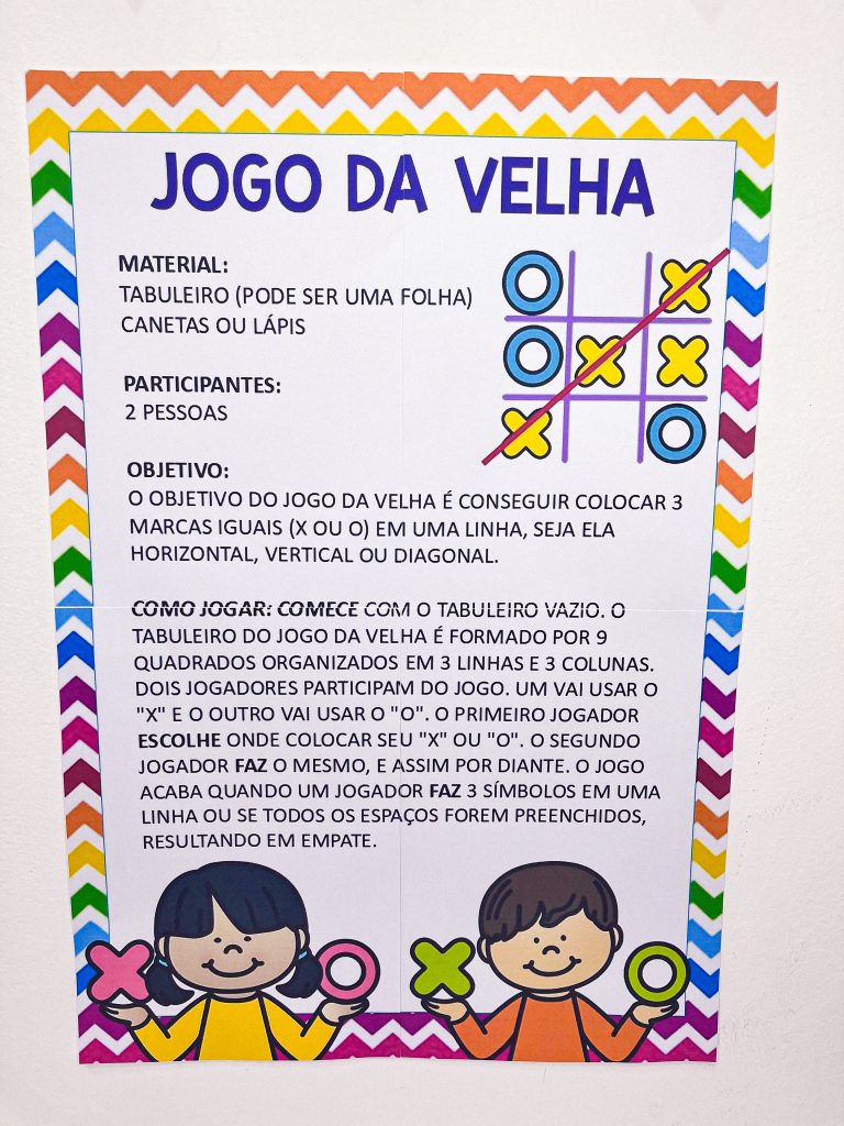 Kit Texto Instrucional – Receita e regra de jogo – Professora Nayarah