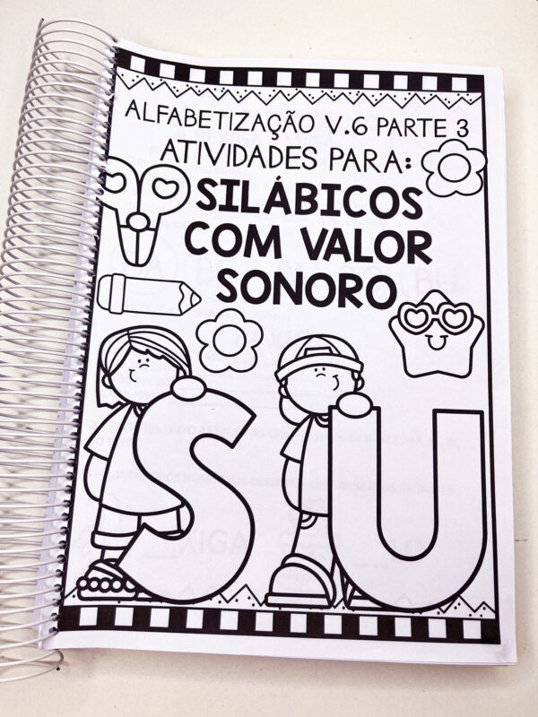 Apostila De Alfabetização V.6 – Parte 3 – SILÁBICO COM VALOR SONORO