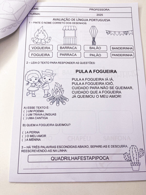Avaliação 2º ano - 2º bimestre 2025 - Imagem 3