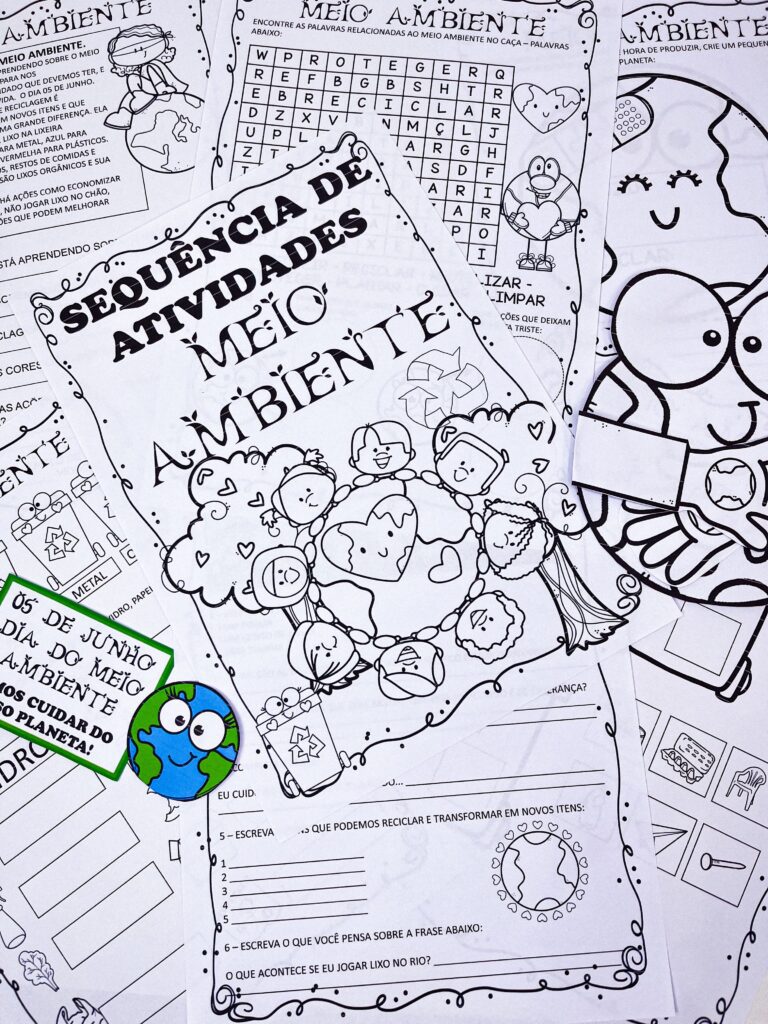 Sequência de atividades MEIO AMBIENTE – Professora Nayarah