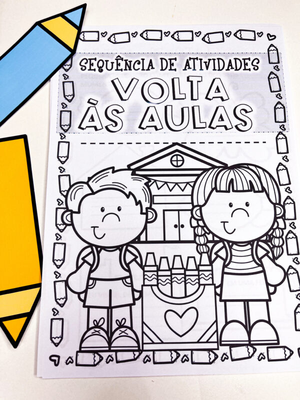 Kit volta às aulas - bem-vindos de volta 2025.