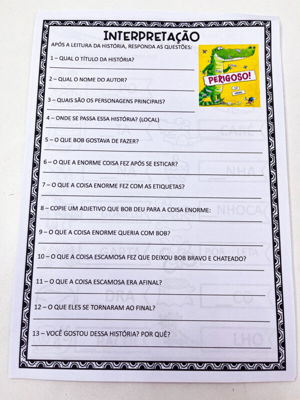 Sequência de atividades - PERIGOSO! - Imagem 4
