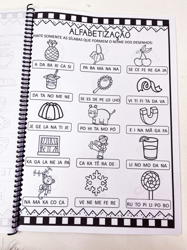 Apostila De Alfabetização V.6 – Parte 4 – SILÁBICOS ALFABÉTICOS - Imagem 12