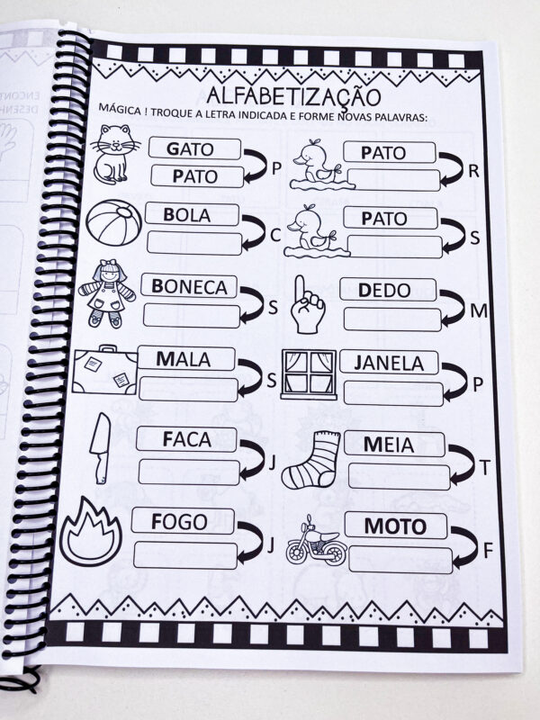 Apostila De Alfabetização V.6 – Parte 5 – ALFABÉTICOS - Imagem 7