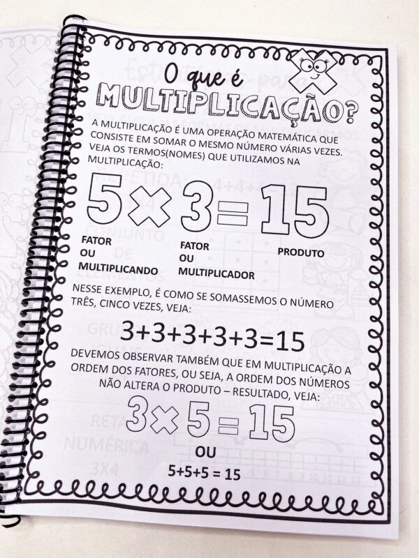 Apostila iniciando multiplicação. - Imagem 3