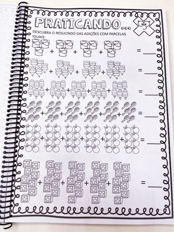 Apostila iniciando multiplicação. - Imagem 7