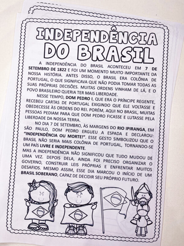 Mini kit Independência do Brasil 2025 - Imagem 4