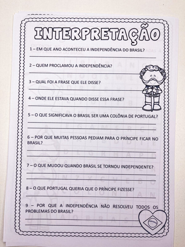 Mini kit Independência do Brasil 2025 - Imagem 3