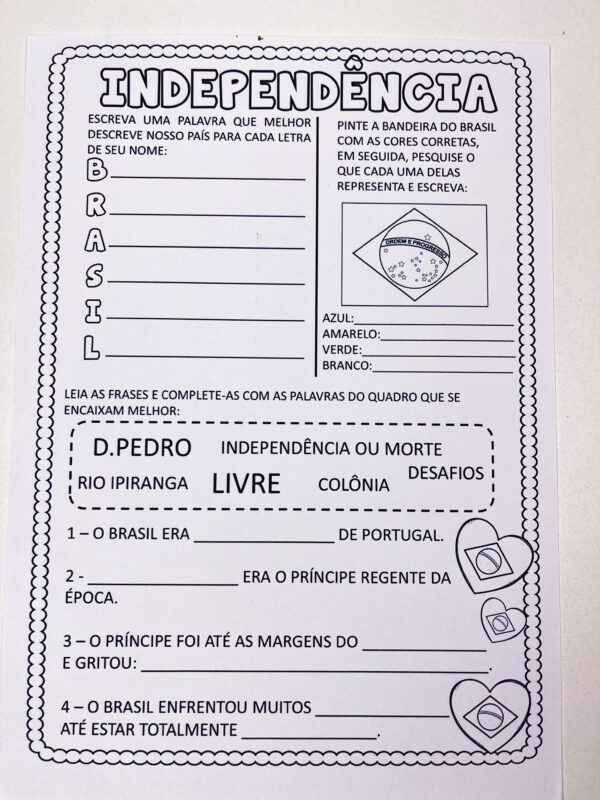 Mini kit Independência do Brasil 2025 - Imagem 6