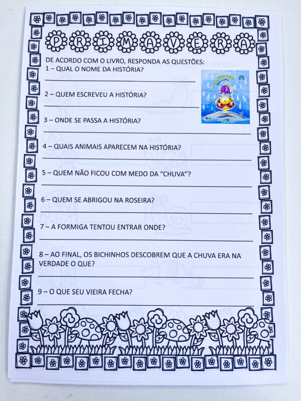Sequência de atividades primavera - A chuvarada. - Imagem 3