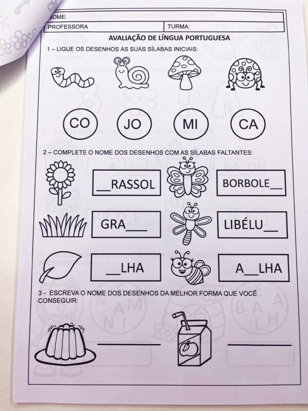 Avaliação 1º ano – 3º bimestre – 2025 - Imagem 3