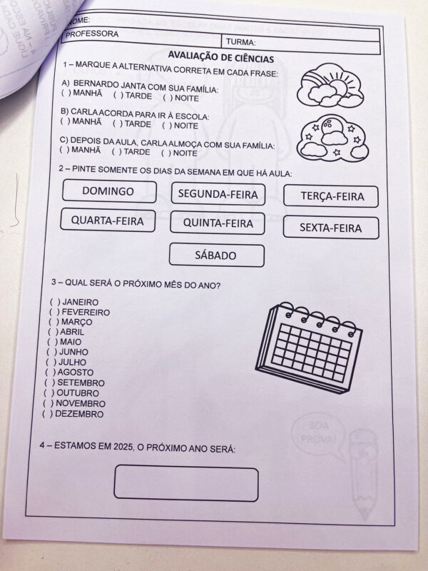 Avaliação 1º ano – 3º bimestre – 2025 - Imagem 8