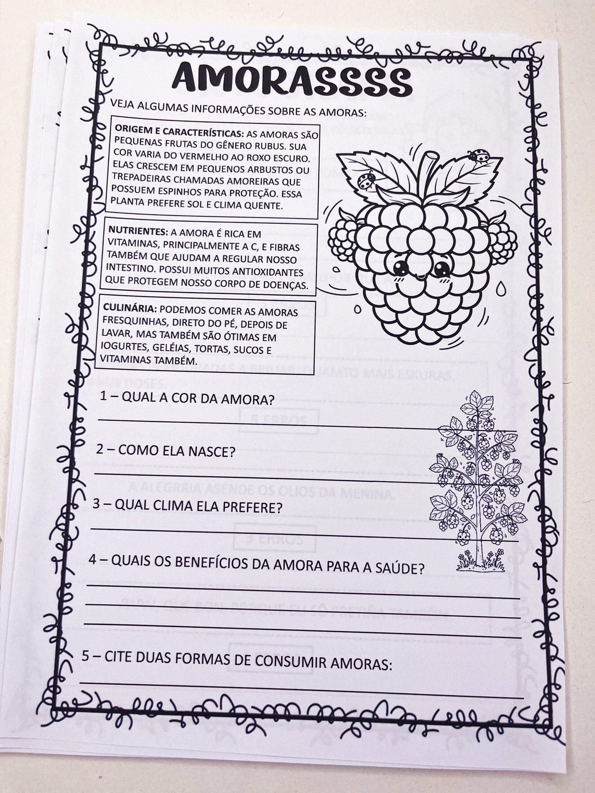 Sequência de atividades livro AMORAS - Imagem 7