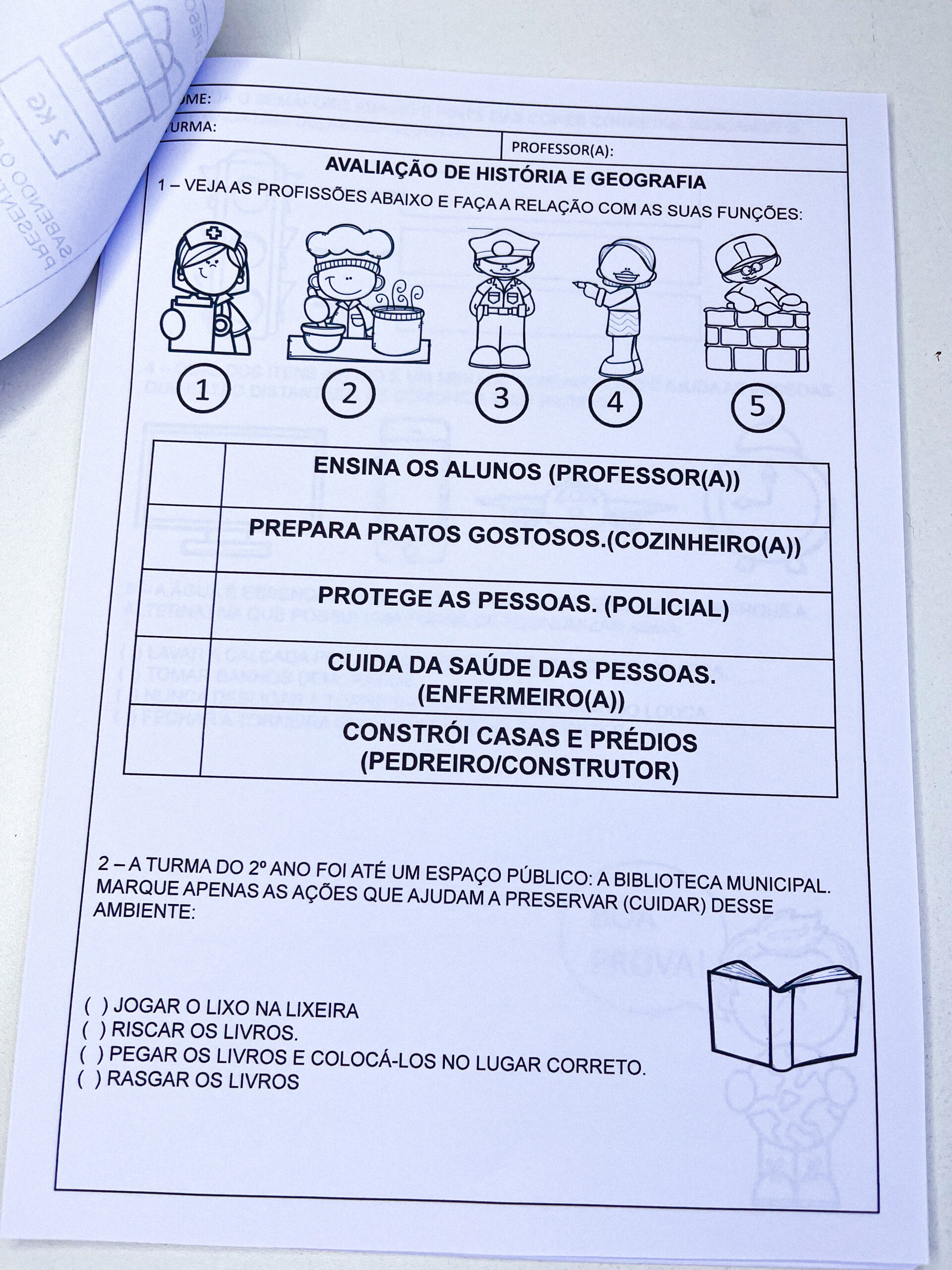 Avaliação Final 2º ano - 2025 - Imagem 6