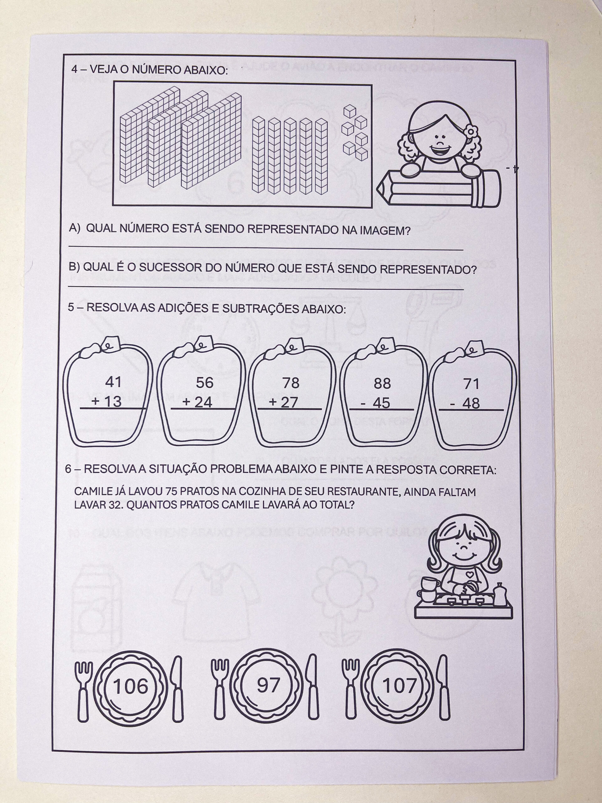 Avaliação 3º ano - 1º bimestre - 2026 - Imagem 4