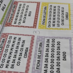 Combo Fichas de leitura