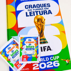 Álbum Copa do mundo da Leitura - Editável.