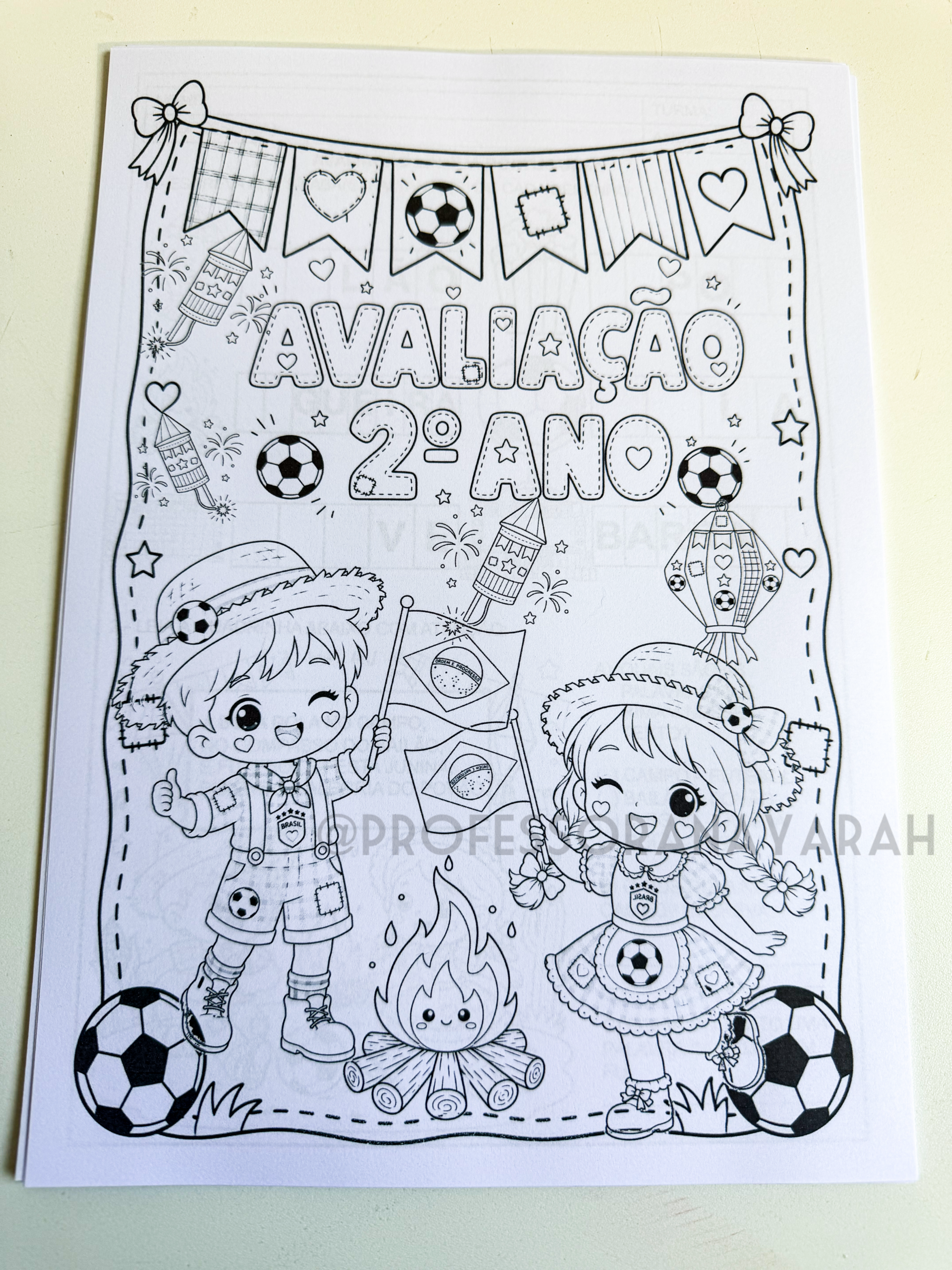 Avaliação 2º ano - 2º bimestre 2026.